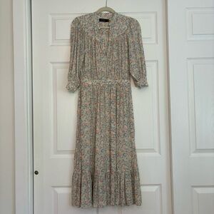 Polo Ralph Lauren Vintage Style Floral Viscose Dress